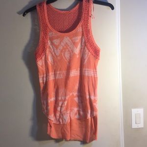 We the Free Hi Lo Boho Style Tank Top S Small